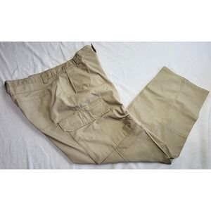 LA Police Gear Urban Ops Pants Mens 38x32 Khaki Tactical Cargo CCP1017LRS